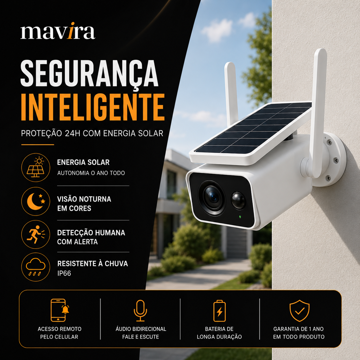 EagleView Solar  — Monitoramento Inteligente 24H Sem Fios