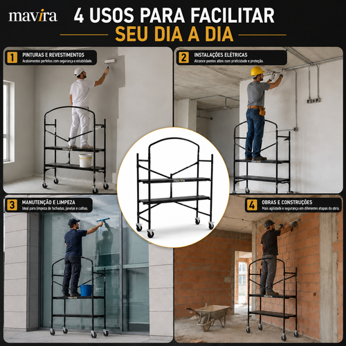 FlexTower™ Andaime Portátil Profissional
