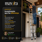 ElevaPro™ - Escada Telescópica Profissional (5 METROS)
